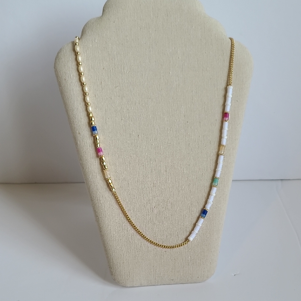 Stella & Dot Multicolor Beaded Necklace